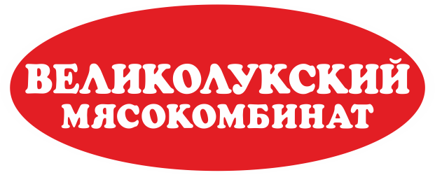 ПЕЧАТЬ32: Компания «Великолукский мясокомбинат» — логотип клиента типографии, кадр 30; клиент ПЕЧАТЬ32 и заказчик полиграфической продукции, получение в Воронеже, страница «Нам доверяют на главной странице»